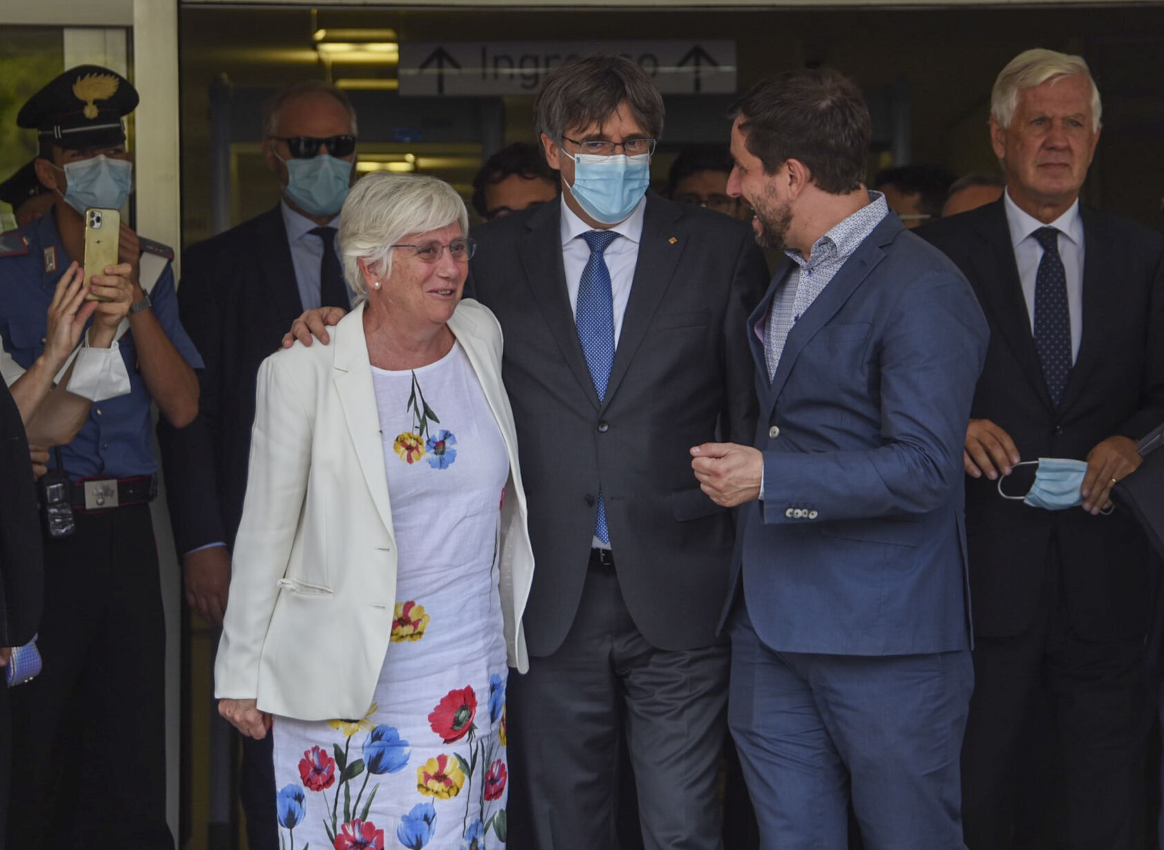 APTOPIX Italy Spain Puigdemont